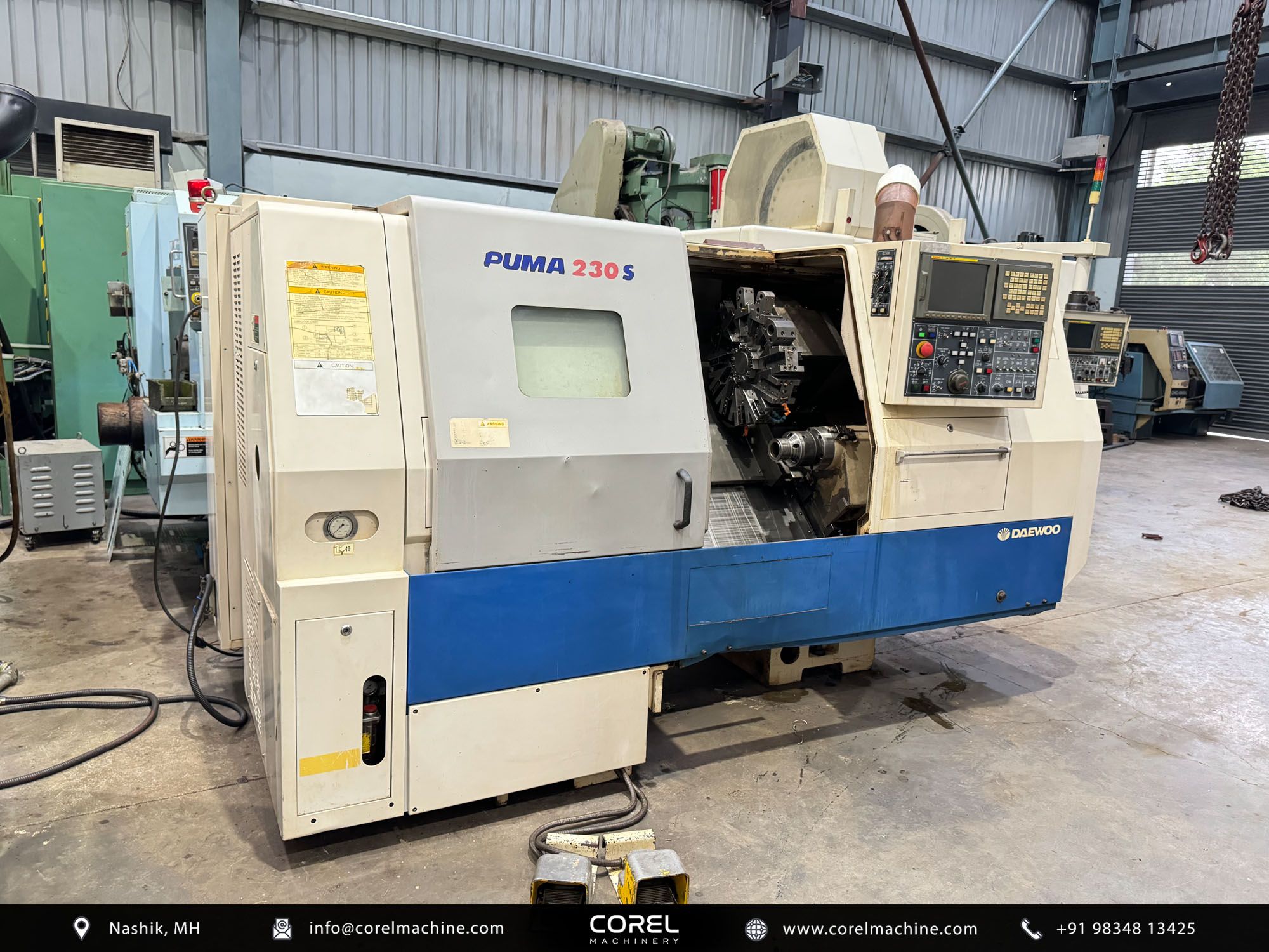 Daewoo DOOSAN PUMA 230SB CNC LATHE CNC Lathe (Used) — Nashik