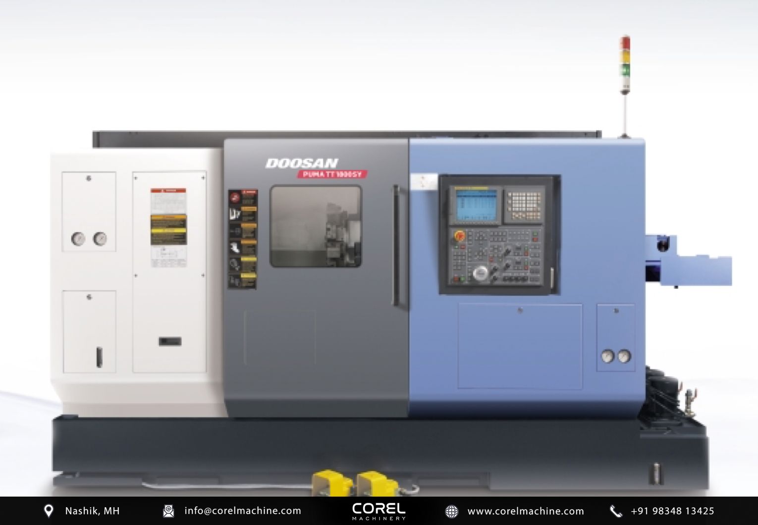 Buy Used DOOSAN PUMA TT1800SY CNC TURN MILL | Used CNC Turning