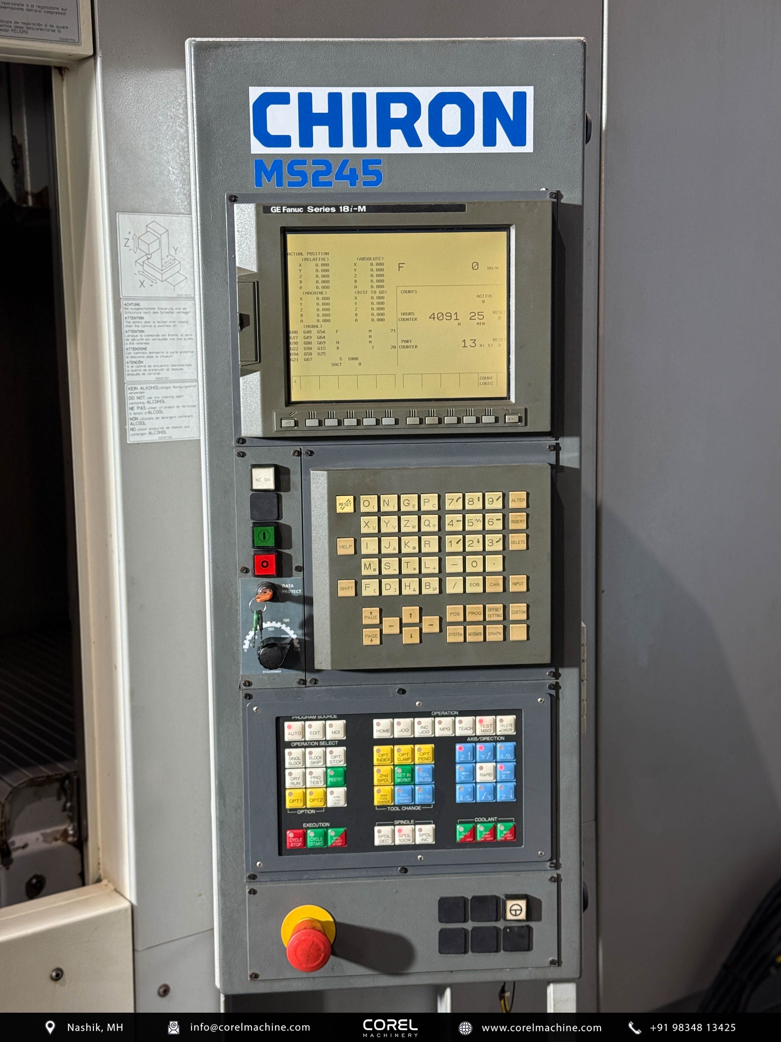 Buy Used CHIRON FZ 15W TWIN PALLET VMC (4th Axis) | Used Vertical
